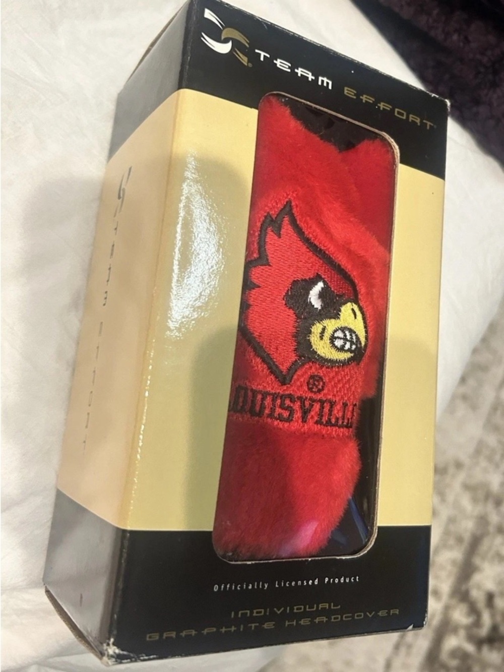 Red Plush Louisville Cardinals Golf Headcover